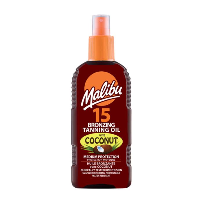 Malibu Bronzing Tanning Oil SPF 15 200ml