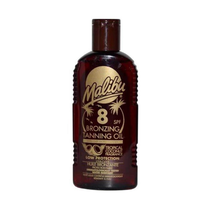 Malibu Bronzing Tanning Oil With Coconut SPF 8 200ml