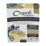 Organic Traditions Cold Milled Chia & Flax Seed Powder 227 g