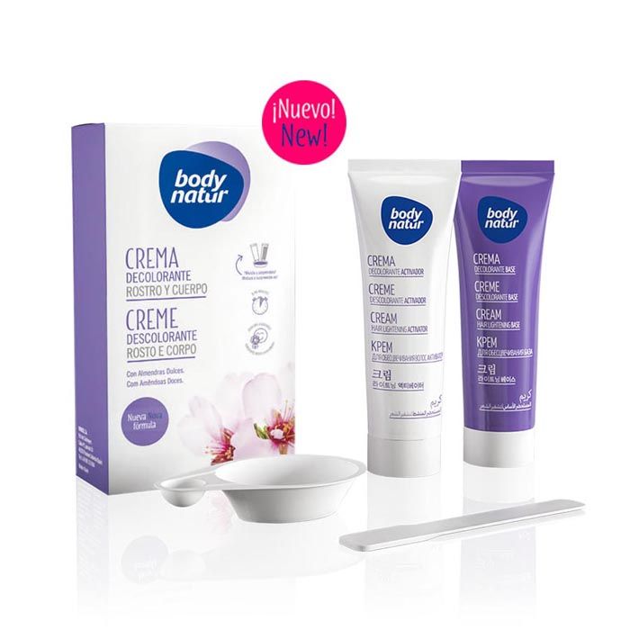 Body Natur Hair Lightening Cream For Body & Face 2 X 50 ml