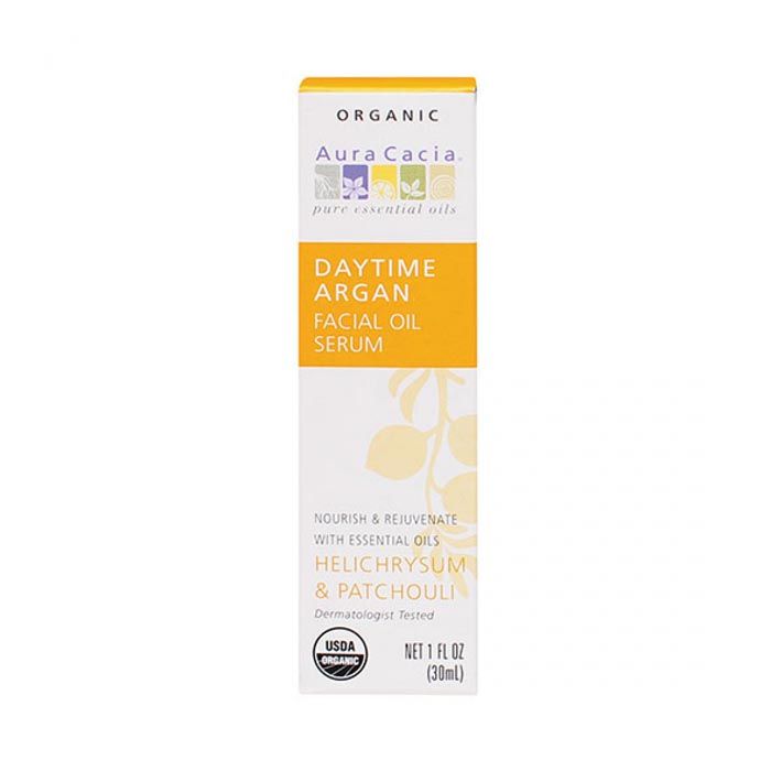 Aura Cacia Day Argan Facial Oil Serum Organic 30 ml