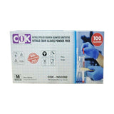 Nitrile Powdered Free Examination Gloves 100's Medium