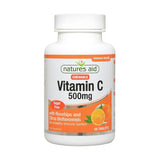 Natures Aid Vitamin C 500mg Sugar Free Chewable Tablets 50's