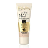 Eveline Satin Matt Mattify Covering Foundation 102 Vanilla 30 Ml