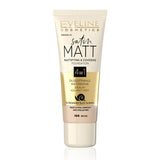 Eveline Satin Matt Mattify Covering Foundation 104 Beige 30 Ml