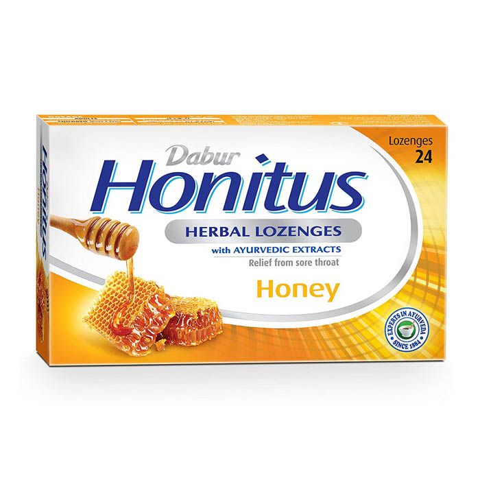 Dabur Honitus Herbal Lozenges Honey 24's