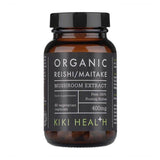 Kiki Health Organic Reishi & Maitake Mushroom Extract Vegetarian Capsules 60's