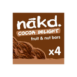 NAKD COCOA DELIGHT BAR 35G 4S MULTIPACK