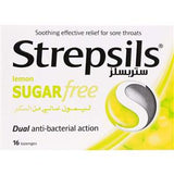 Strepsils Lemon Sugar Free Lozenges 16's