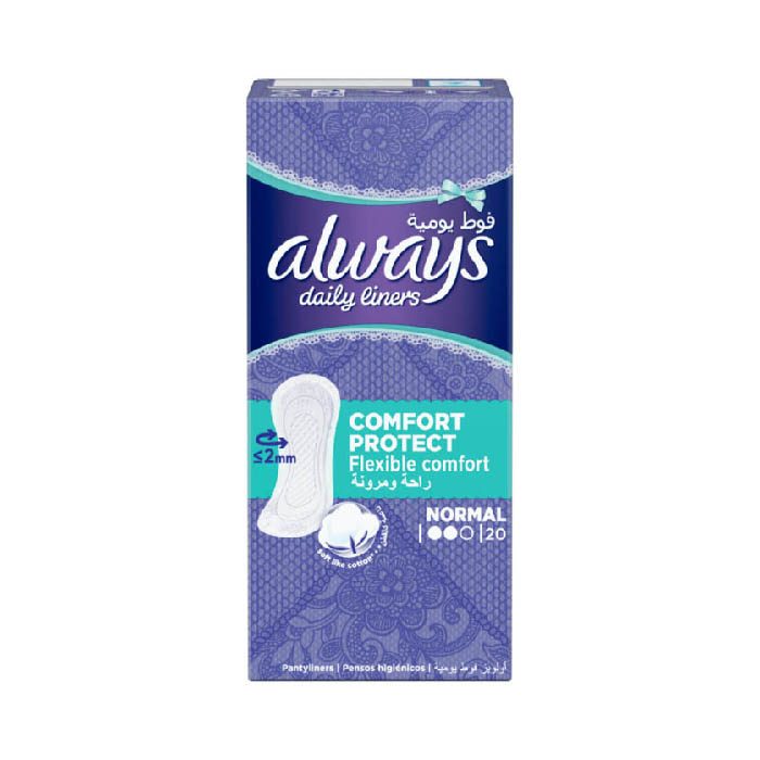 Always Pantyliners Comfort & Protect Normal 20's