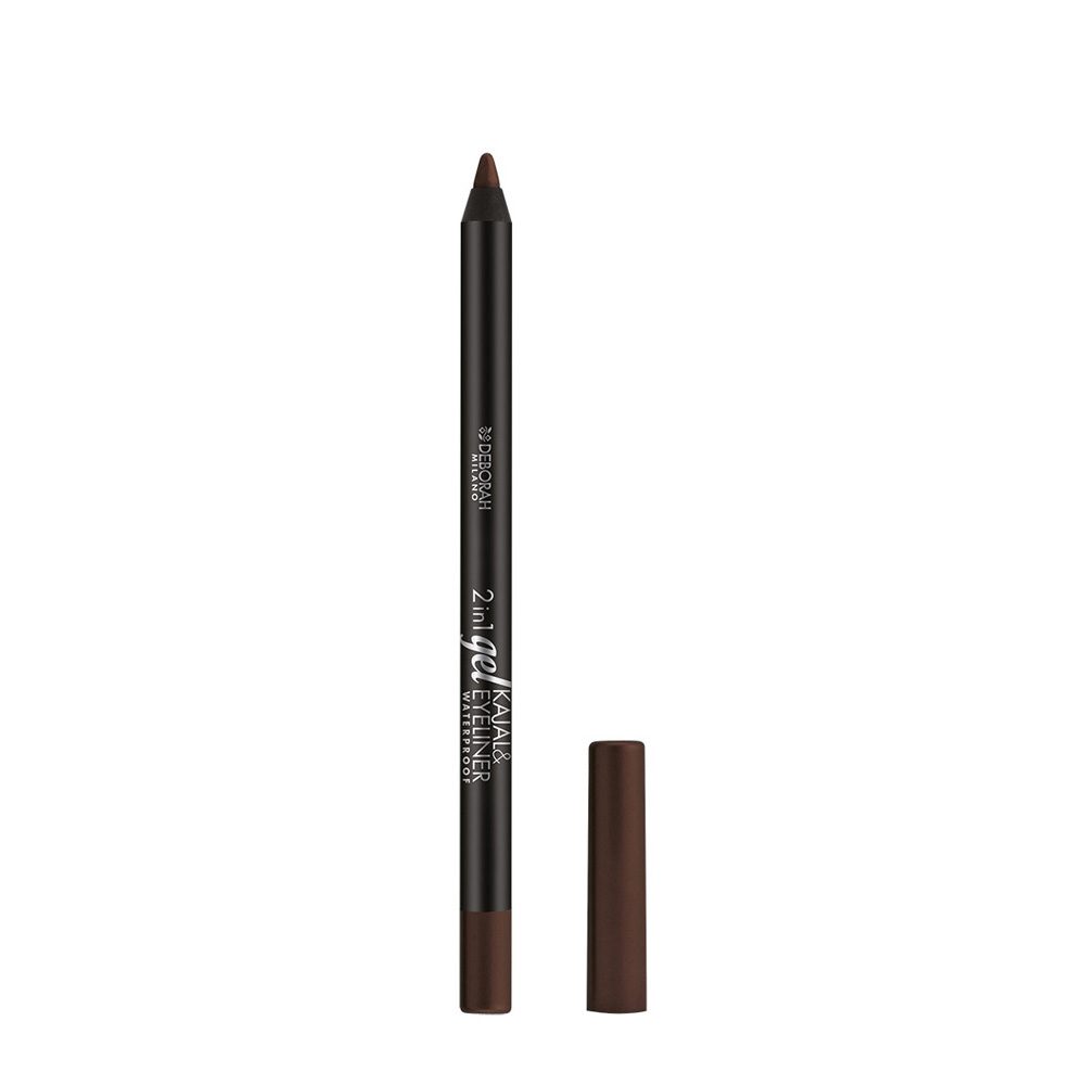 Deborah 2 In 1 Gel Kajal Eyeliner Pencil N 06