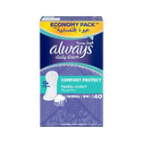 Always Comfort & Protect Normal Pantyliners 40's