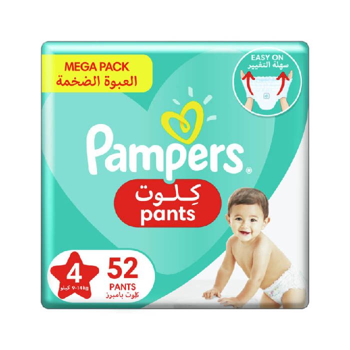 Pampers Pants Size 4 Junior Pack 52's