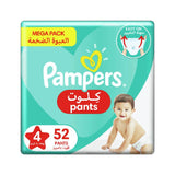 Pampers Pants Size 4 Junior Pack 52's