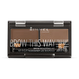 Rimmel Brow This Way Palette Medium Brown 002