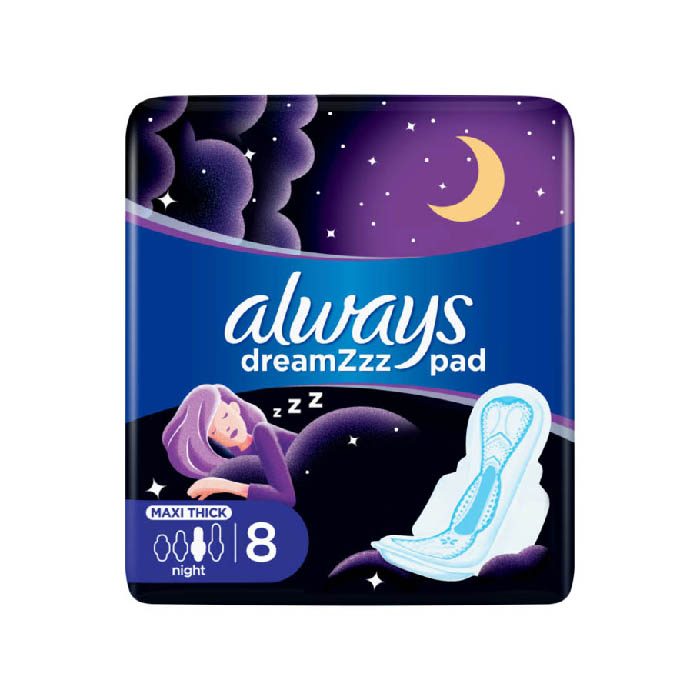 Always napkin Night long With Wings 8's