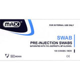 Medi Alcohol Pre-Injection Swabs 100's