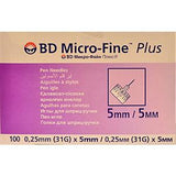 BD MicroFine Needle For Insulin Pen 31gx5mm 100's