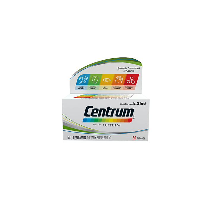 Centrum  With Lutein 30 Tablets