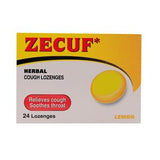 Zecuf Herbal Cough Lemon Lozenges 24's