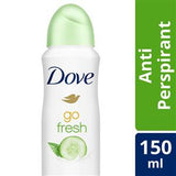 Dove Antiperspirant Deodorant Aerosol Cucumber & Green Tea 150ml