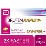 Brufen Rapid 400mg Softgels Capsules 20's