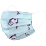 Kids 3ply Disposable Mask Blue Dog 20's