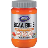 Now Sports Bcaa Big 6 Powder Natural Watermelon Flavor 600g