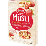 Emco Crunchy Musli With Strawberries And Almonds 375g