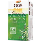 Sekem Organic Green Tea With Mint, Tea Bags 25's