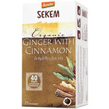 Sekem Organic Ginger With Cinnamon Tea, Tea Bags 25's