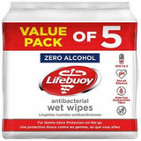 Lifebuoy Antibacterial Wipes Value Pack 5x10's