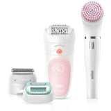 Braun Silk-?pil Beauty Set 5 5-875 Starter 4-in-1 Cordless Wet & Dry Hair Removal Epilator White