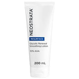 Neostrata Resurface Glycolic Renewal Smoothing Lotion for Face Body and hands Lightweight Skin Rejuvenation 10% AHA 200ml