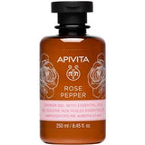 APIVITA Rose & Pepper Shower Gel 250ml