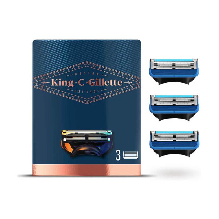 King C Gillette Shave & Edging Cartridge 3's