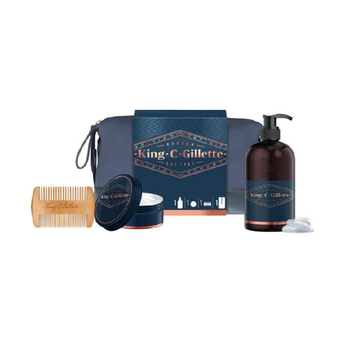 King C Gillette Beard Essentials Bag