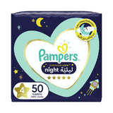 Pampers Premium Care Night Size 4 Medium Pack 50's