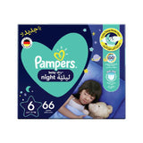 Pampers Night Baby-Dry Size 6 Diapers 66's
