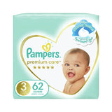 Pampers Premium Care Size 3 Mega Pack 62's