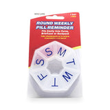 Acu Life Round Weekly Pill Box