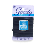 Goody Women Ouch less Black 2Mm Elastics 29Ct