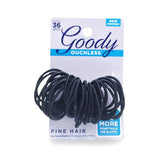 Goody  With Ouchless Black 2mm Elastics 36 Count