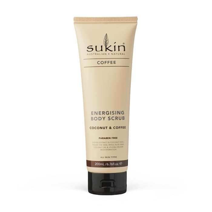 Sukin Energising Body Scrub Coffee & Coconut 200ml