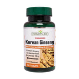 Natures Aid Korean Ginseng 600mg 90 Tablets