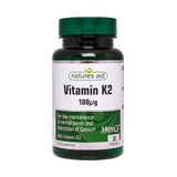 Natures Aid Vitamin K2 100Ug (With Vitamin D3) 30 Vegetable Capsule