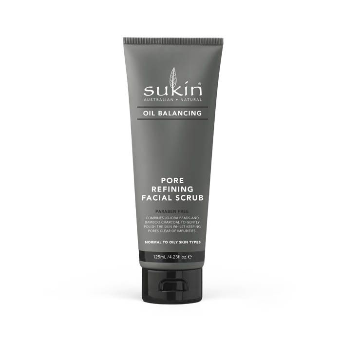Sukin Oil Balancing Charcoal Pore Refining Facial Scrub 125 ml