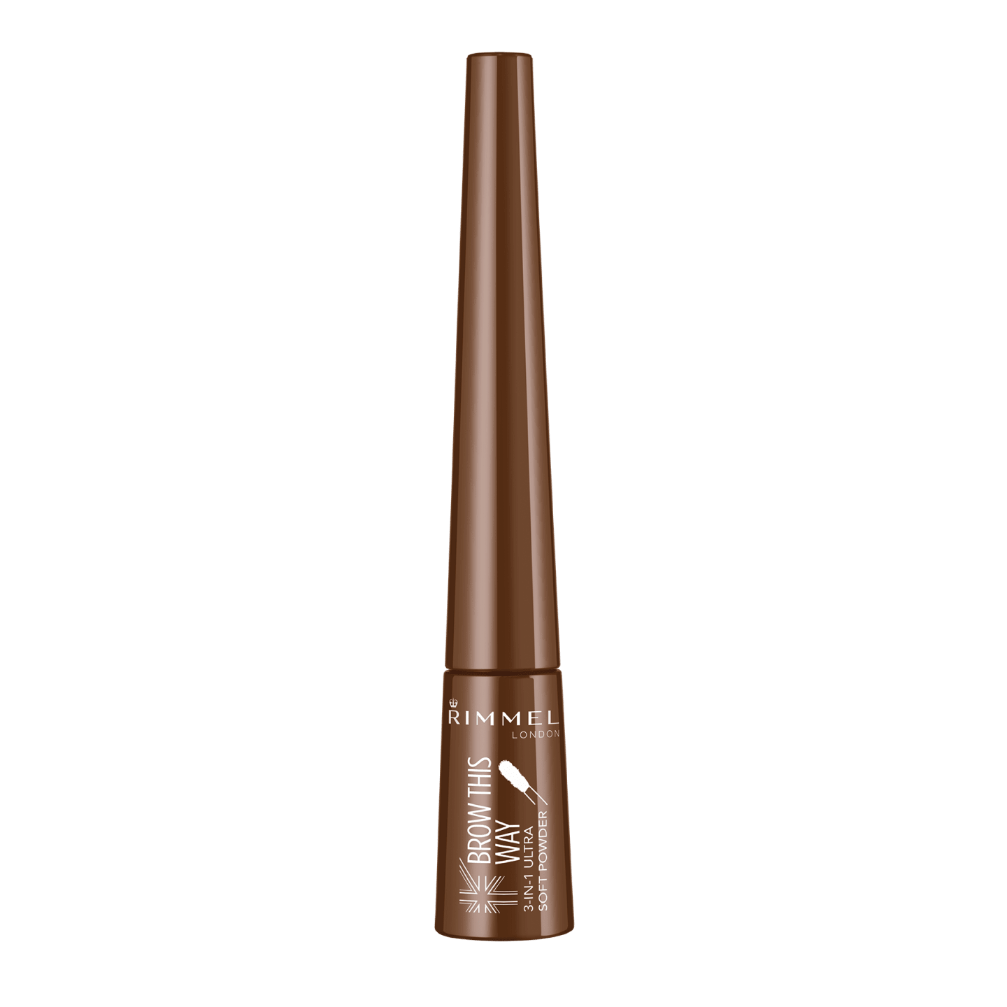 Rimmel Brow This Way 3In1 Powder Shake 002 Medium Brown