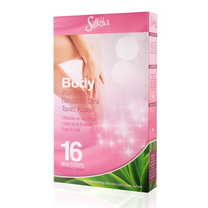 Silkia Body Wax Strips 16'S