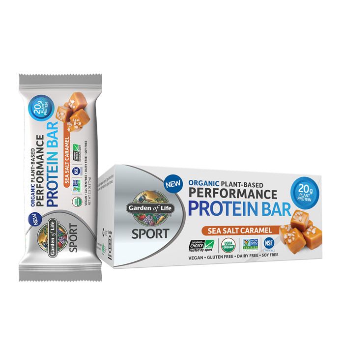 Garden of Life SPORT Bar Sea Salt Caramel (12 per carton)